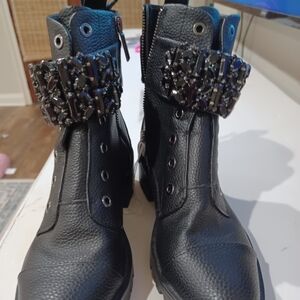 Karl Lagerfeld Payson Combat Boots New without Tags Size 5.5